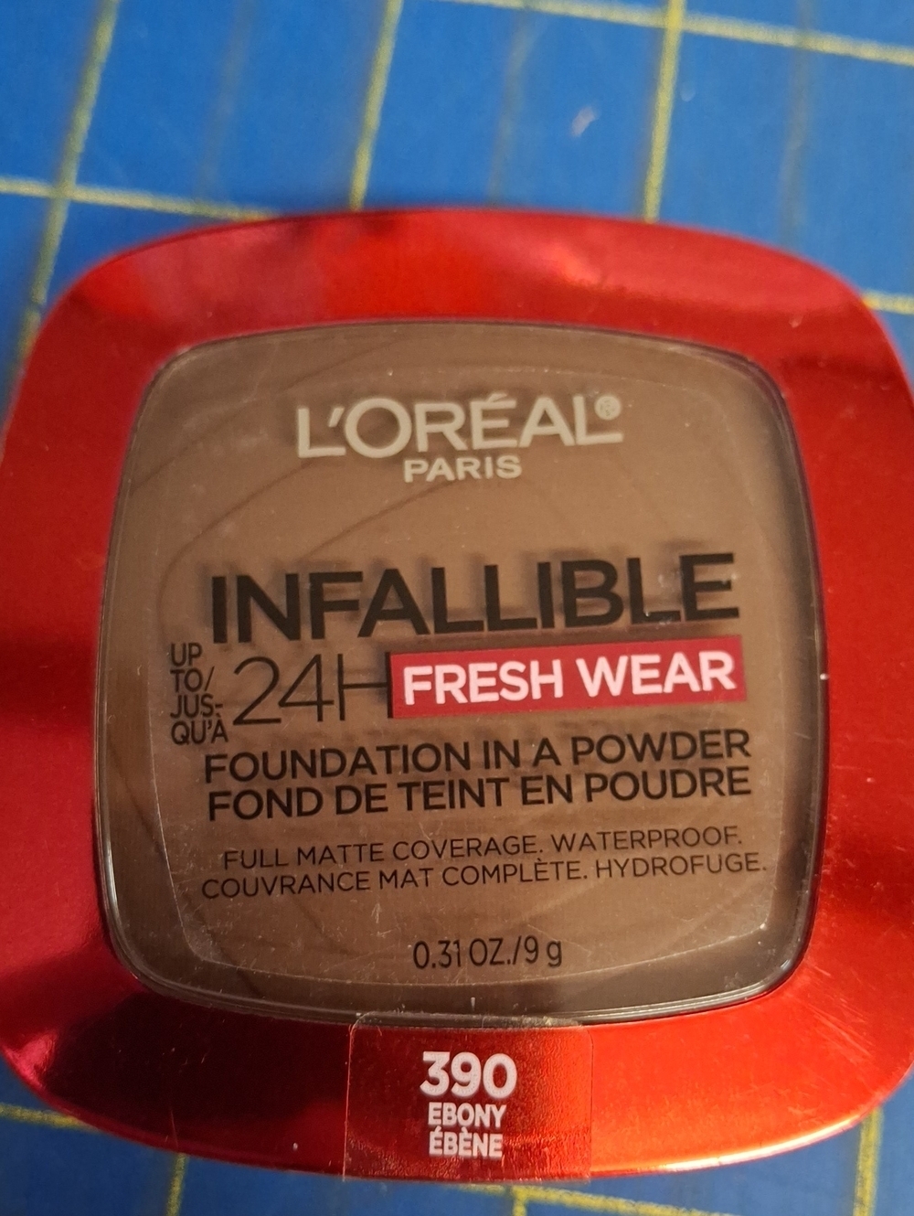 L'Oreal Infallible Fresh Wear Foundation - Red Case with Ebony Shade New